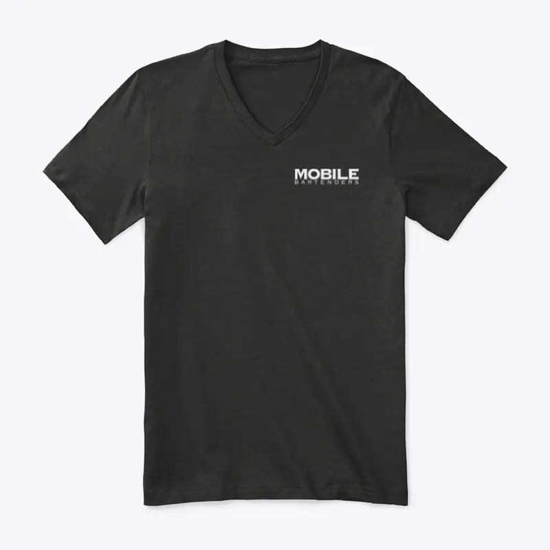 MB Black V Neck Tee